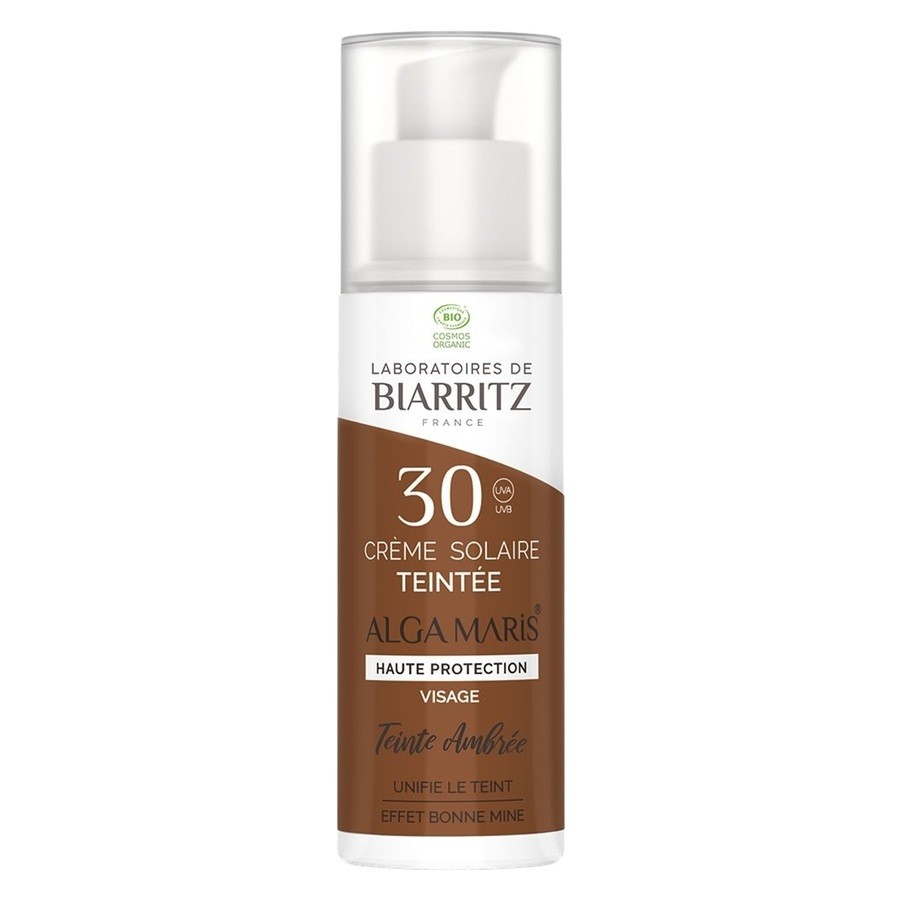 Laboratoires De Biarritz Suncare Tinted Face Sunscreen SPF30 Amber 50ml