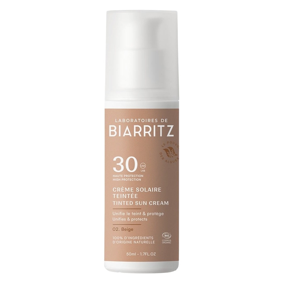 Laboratoires De Biarritz Suncare Tinted Face Sunscreen SPF30 Beige 50ml