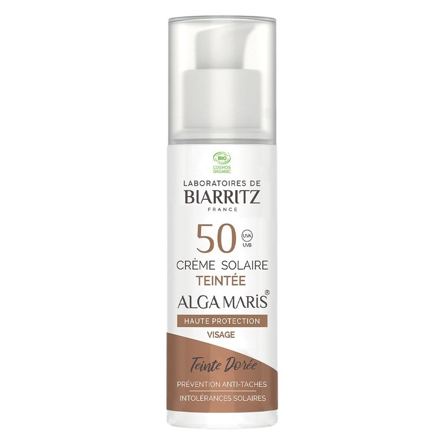 Laboratoires De Biarritz Suncare Tinted Face Sunscreen SPF50 Golden 50ml