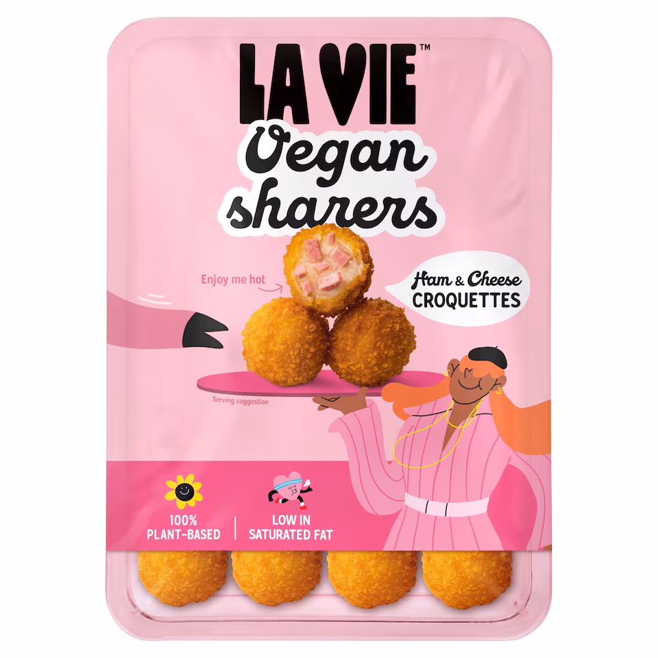 La Vie Vegan Sharers Ham & Cheese Croquettes 140g