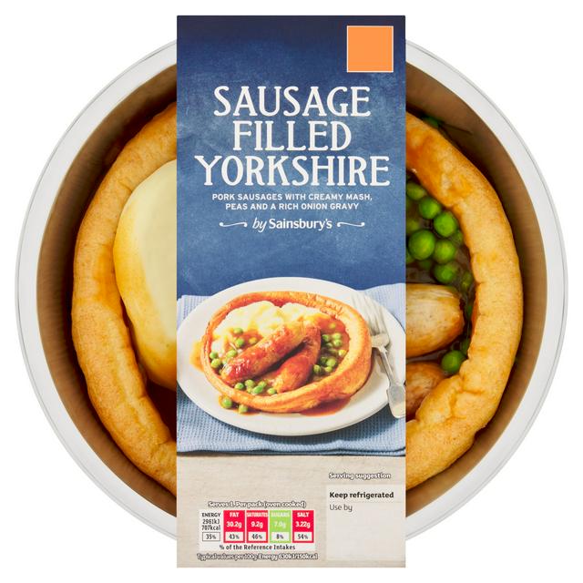 Sainsbury's Pub Classics Sausage Filled Yorkshire 500g (Serves 1)