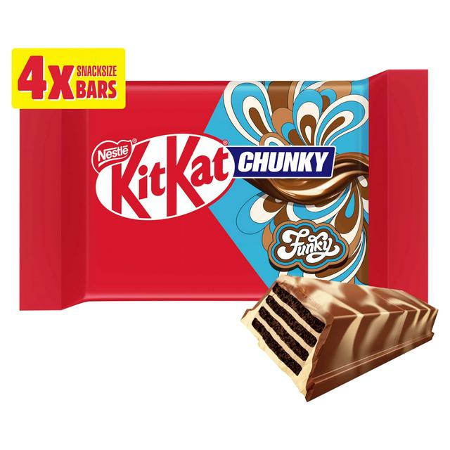 KitKat Chunky Funky Chocolate Bar Multipack x4 128g