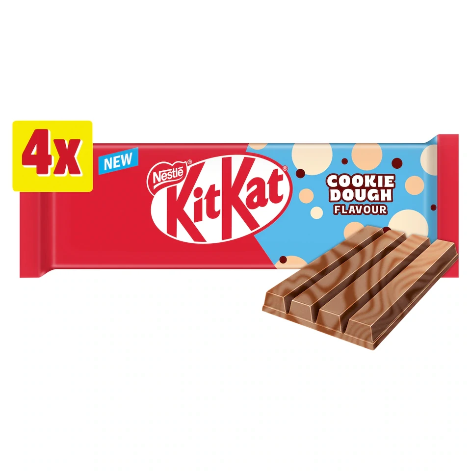 KITKAT Cookie Dough Flavour Chocolate Bar 4x41.5g