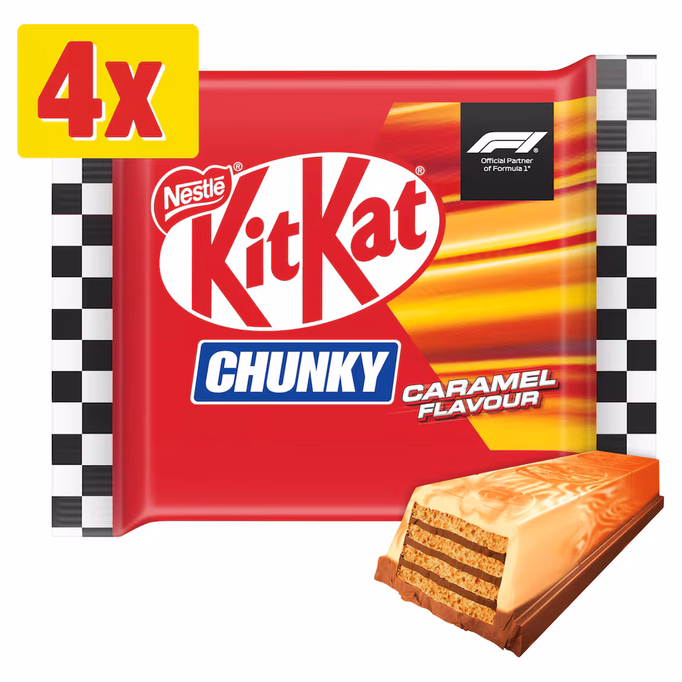 KITKAT Chunky F1 Caramel Flavour 4x40g