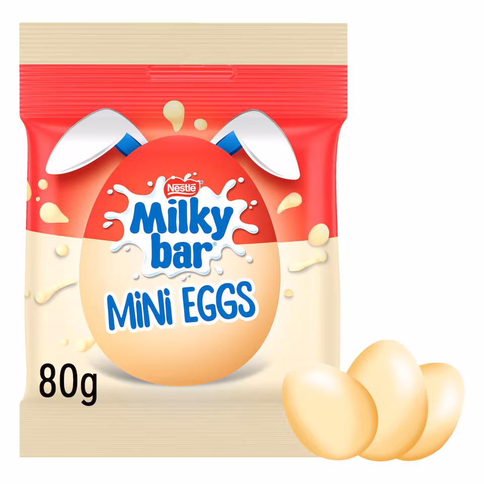Milkybar White Chocolate Mini Eggs 80G