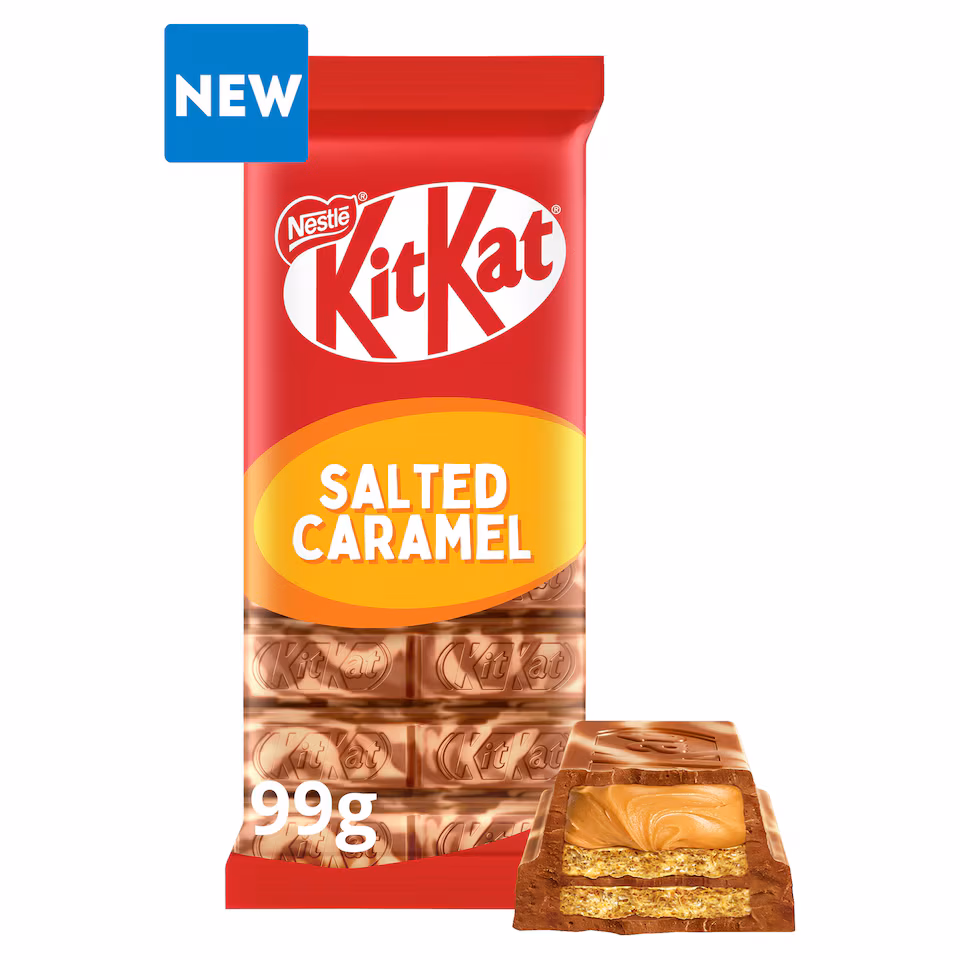 KitKat Salted Caramel Chocolate Sharing Bar 99g