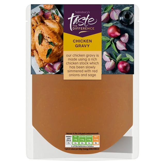 Sainsbury's Chicken Gravy Pouch, Taste the Difference 350g