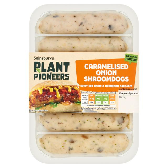 Plant Pioneers Caramelised Onion Shroomdogs x6 300g
