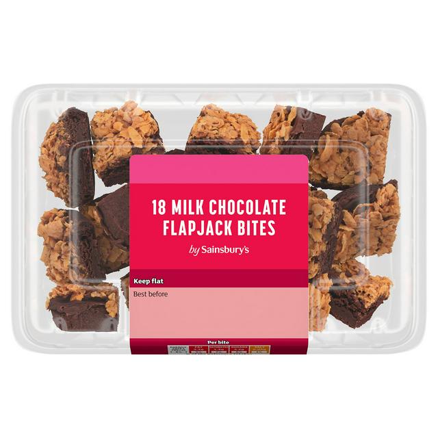 Sainsbury's 18 x Milk Chocolate Flapjack Mini Bites