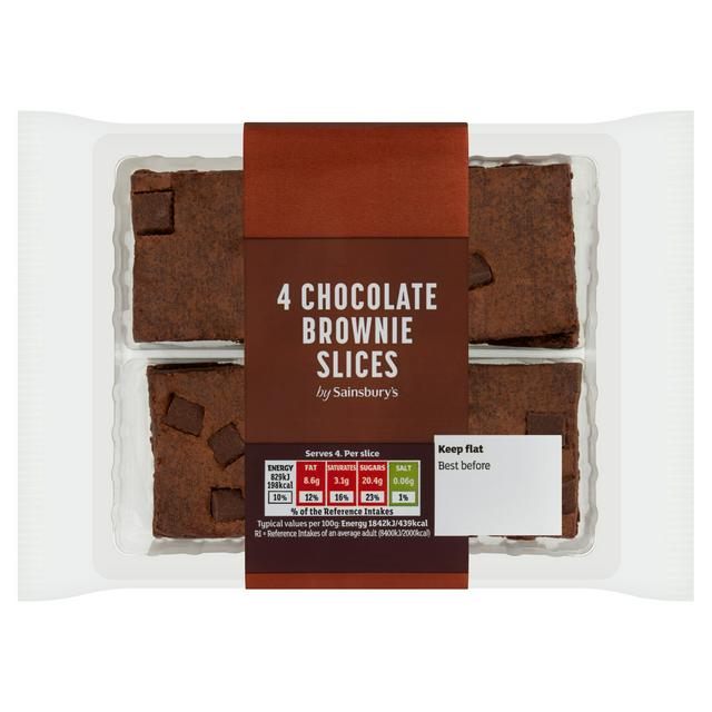 Sainsbury's Brownie Cake Slices x4