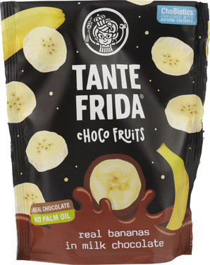 Choco Fruits Bananas Milk Chocolate 100g Tante Frida
