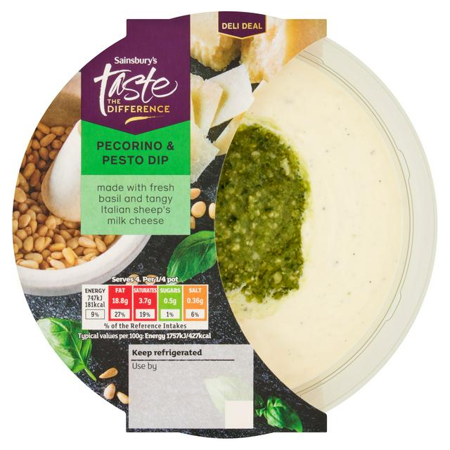 Sainsbury's 170g Pecorino & Pesto Dip, Taste the Difference