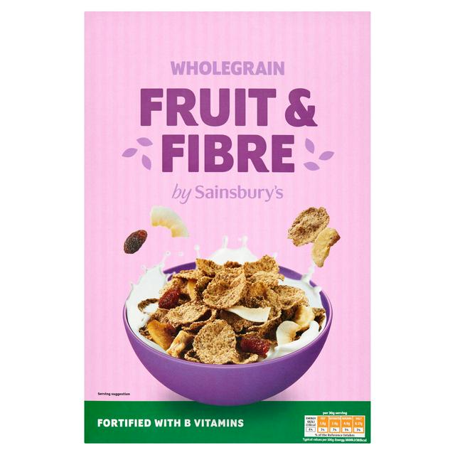 Sainsbury's Wholegrain Fruit & Fibre 750g