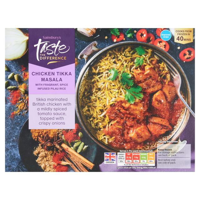 Sainsbury's Chicken Tikka Masala, Taste the Difference 400g (Meal for 1)