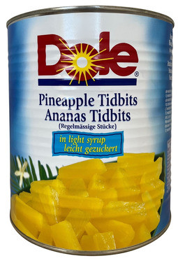 Ananas Pizza Tidbits 3kg Dole