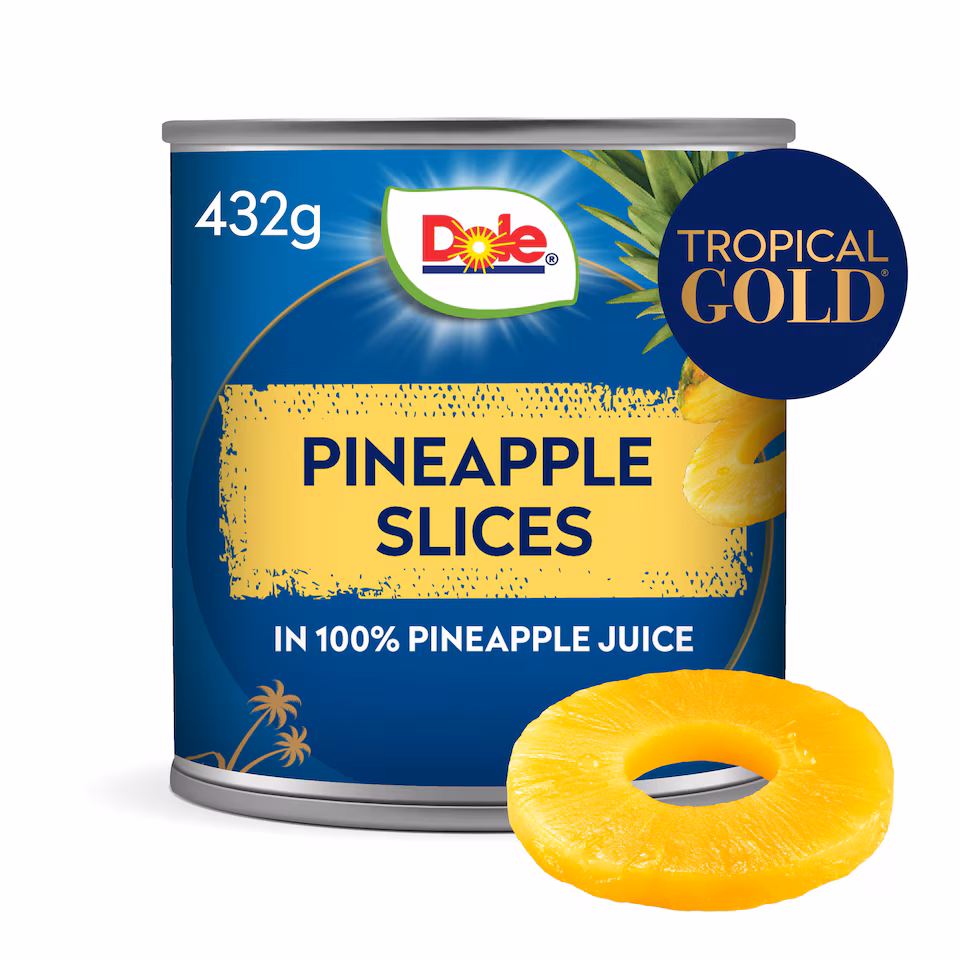 Dole Gold Pineapple Slices In Juice 432G