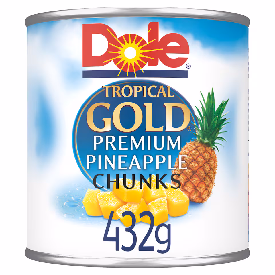 Dole Gold Pineapple Chunks In Juice 432G