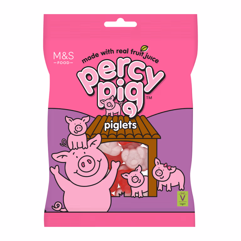 M&S Percy Pig Piglet Fruit Gums