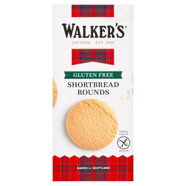 Walker's Gluten Free Shortbread Rounds x9 140g
