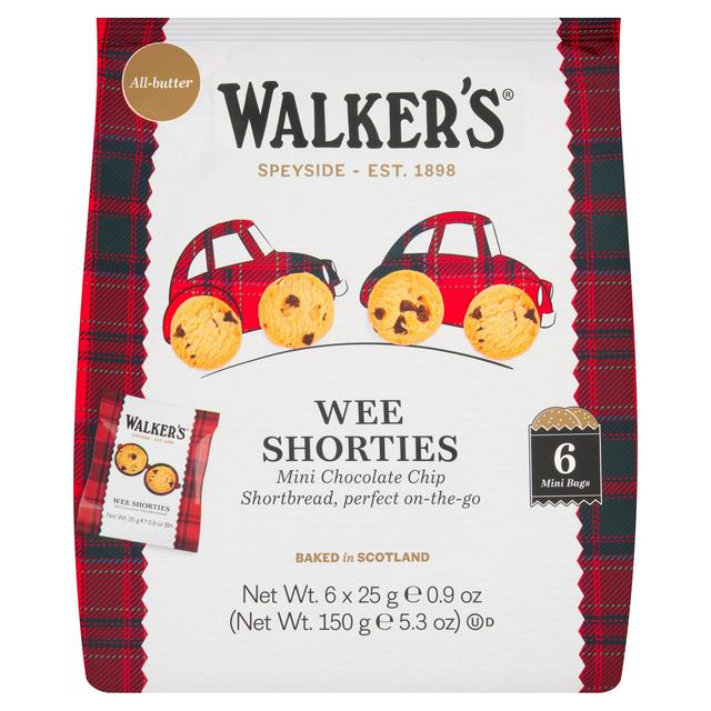 Walker's 6 x 25g All Butter Wee Shorties