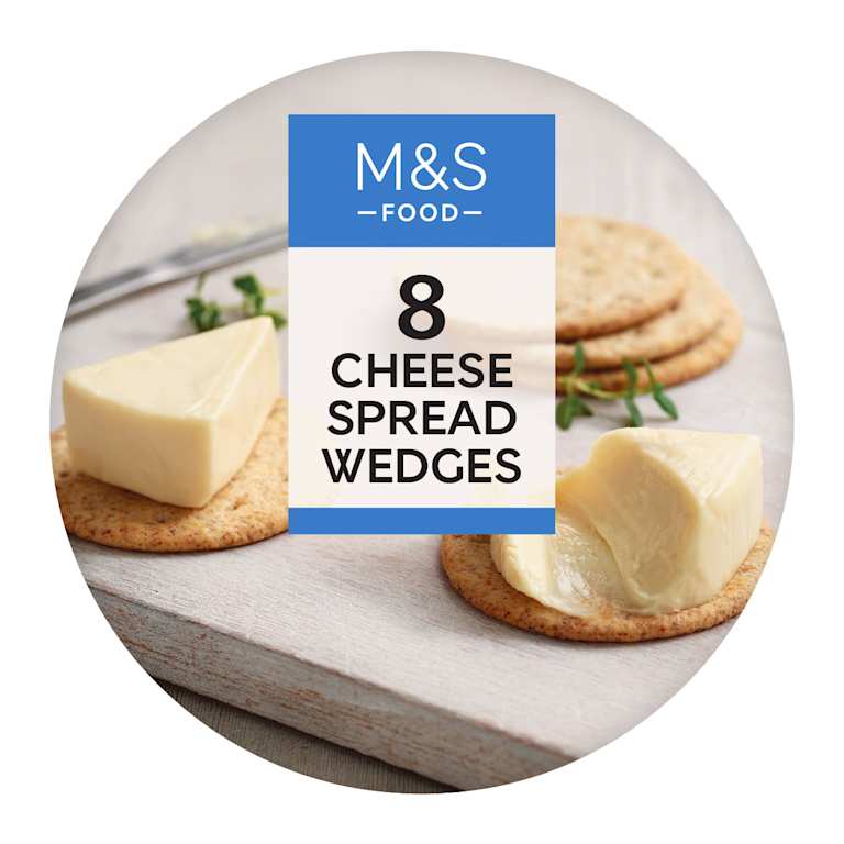 M&S 8 Cheese Spread Wedges