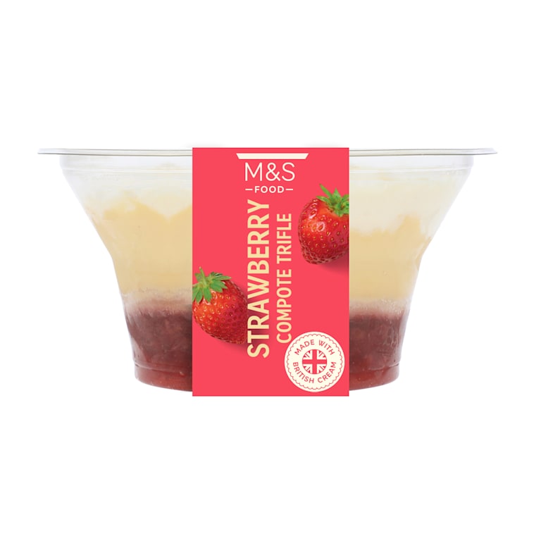 M&S Strawberry Compote Trifle