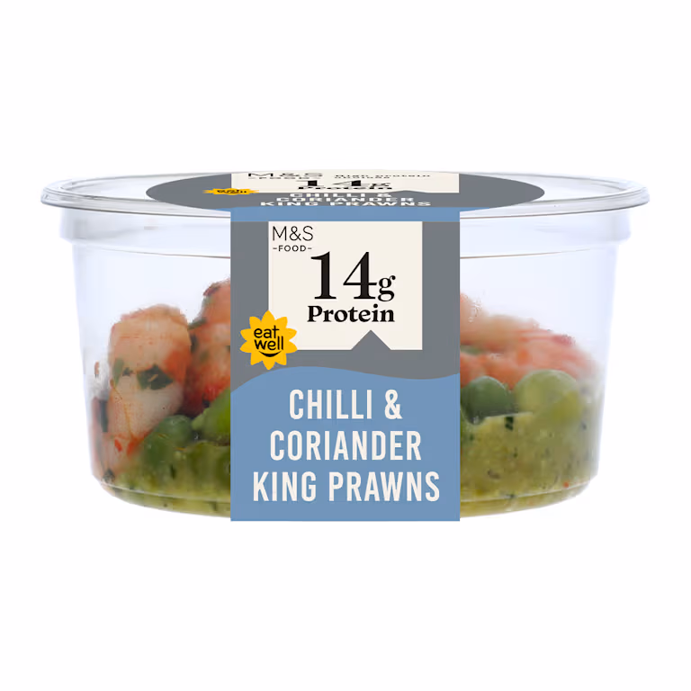 M&S Chilli and Coriander King Prawns