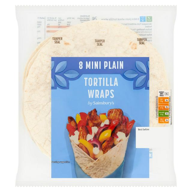 Sainsbury's Mini Tortilla Wraps x8