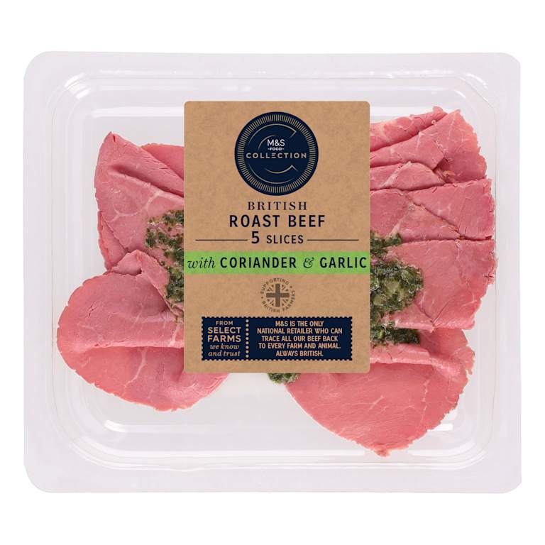 M&S British Roast Beef with Coriander and Garlic