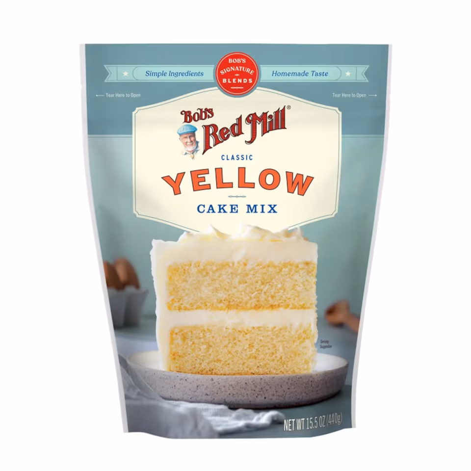 Bob's Red Mill Yellow Cake Baking Mix 440g | Cream