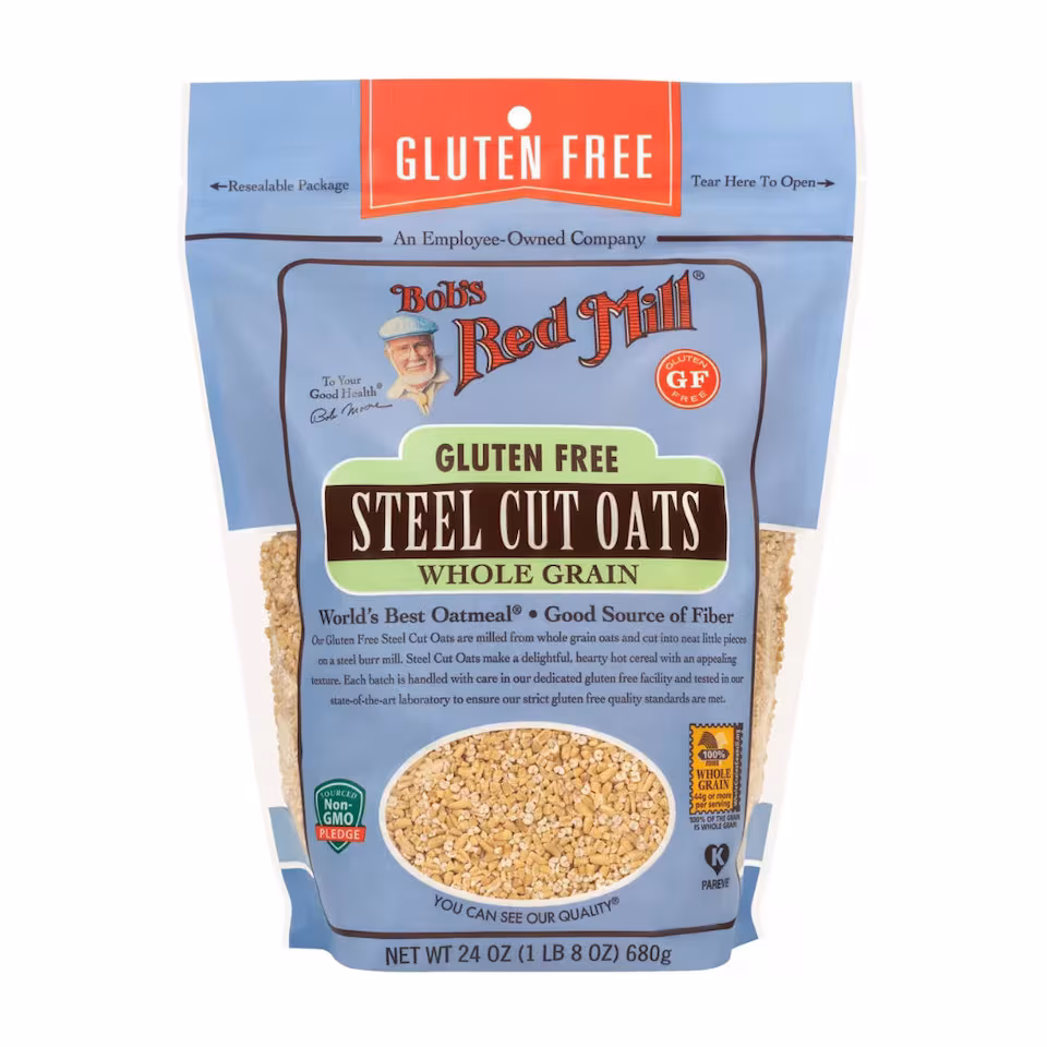 Bob's Red Mill Gluten Free Steel Cut Oats 680g | White