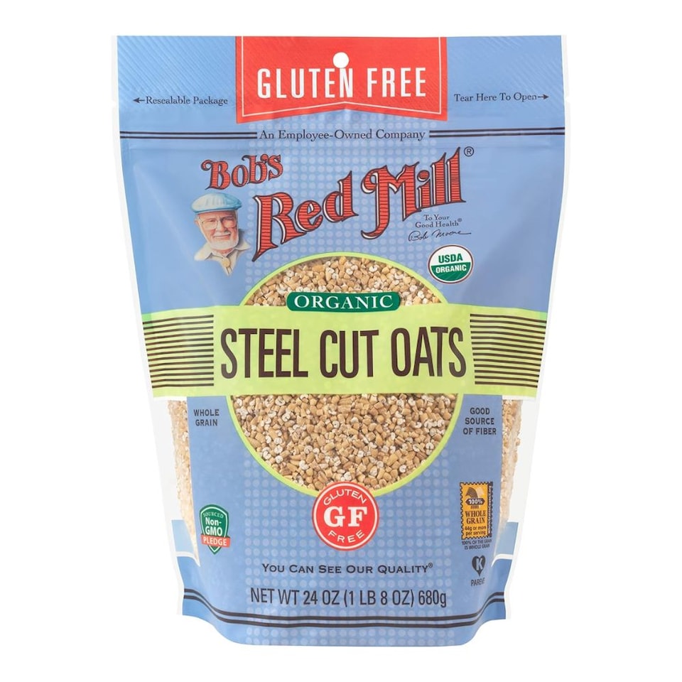 Bob's Red Mill Gluten Free Organic Steel Cut Oats 680g