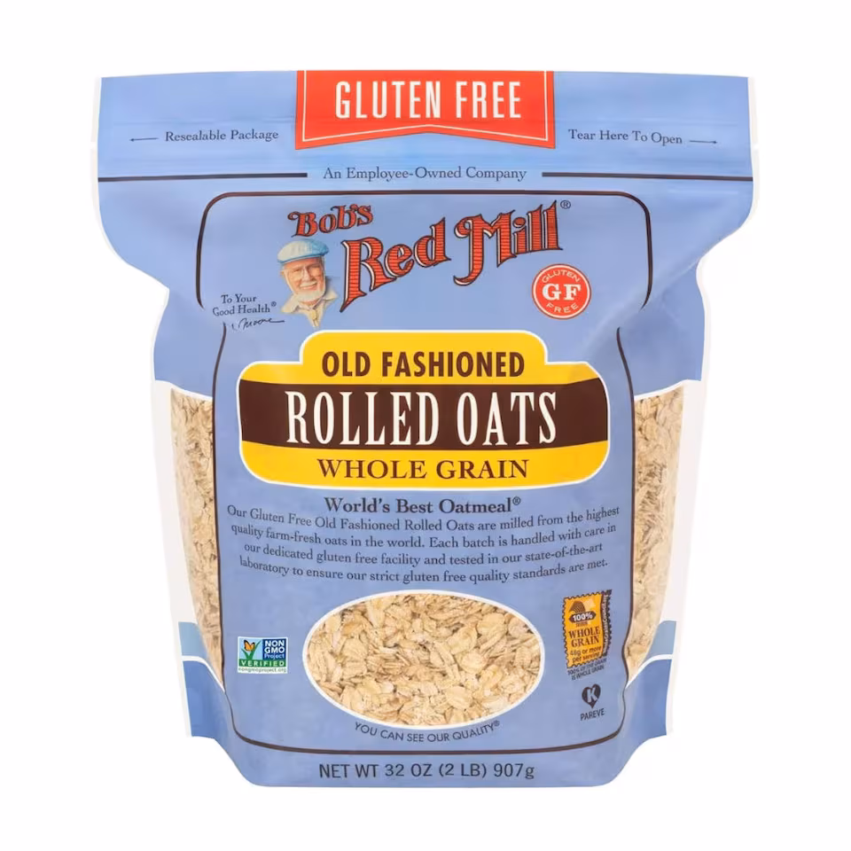 Bob's Red Mill Gluten Free Regular Rolled Oats 907g | White