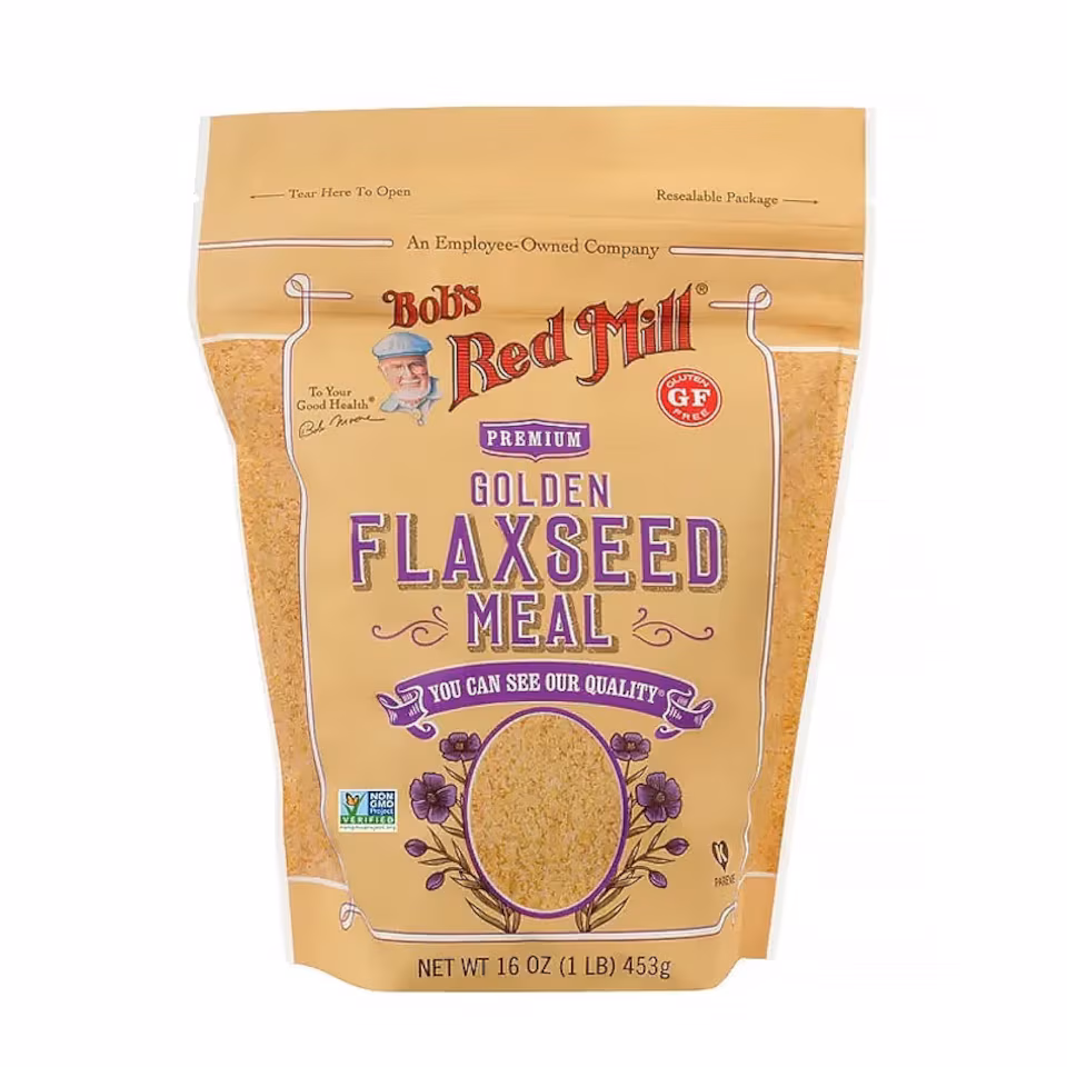 Bob's Red Mill Organic Golden Flaxseed Meal 453g | Brown