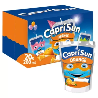 Capri Sun Capri-Sun Orange Party Pack: 20 x 200ml Kids' Juice Drink