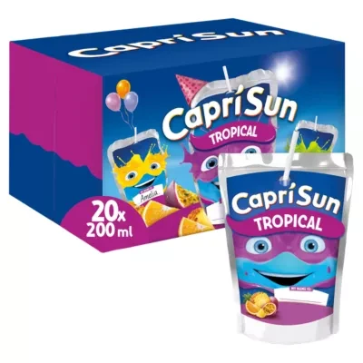 Capri Sun Capri-Sun Tropical Party Pack: 20 x 200ml Kids' Juice Drink