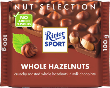 Ritter Sport Whole Hazelnuts 100g