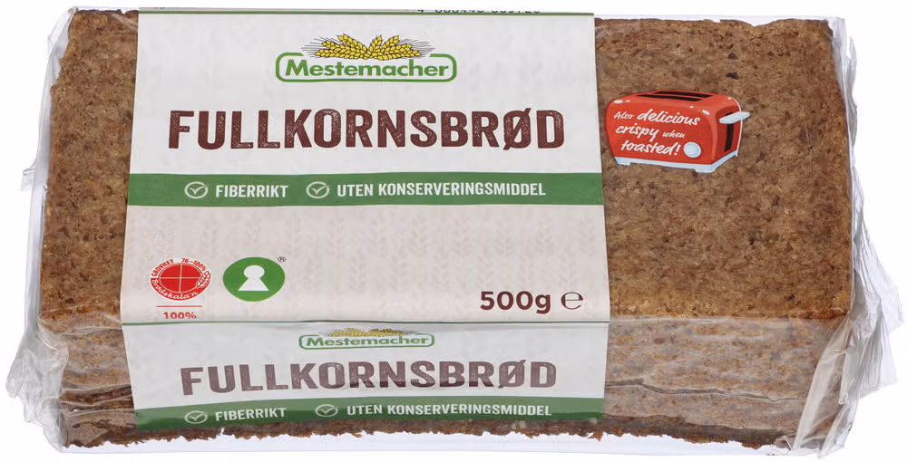 Fullkornsbrød 500 g