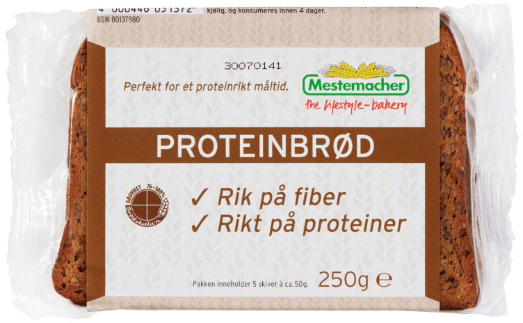 Proteinbrød 250g Mestemacher