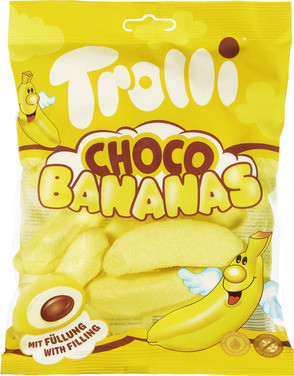 Trolli Choco Bananas 150g