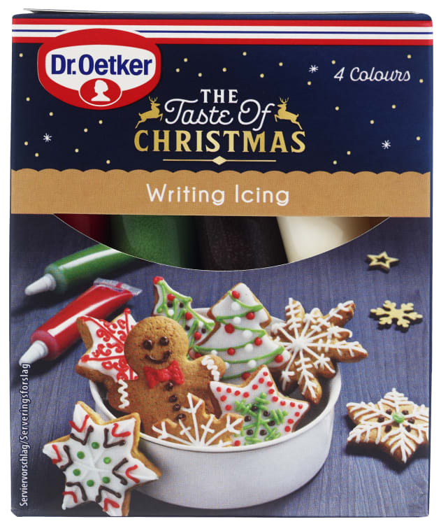 Writing Icing Christmas 76g Dr.Oetker