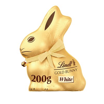 Lindt gold white chocolate bunny