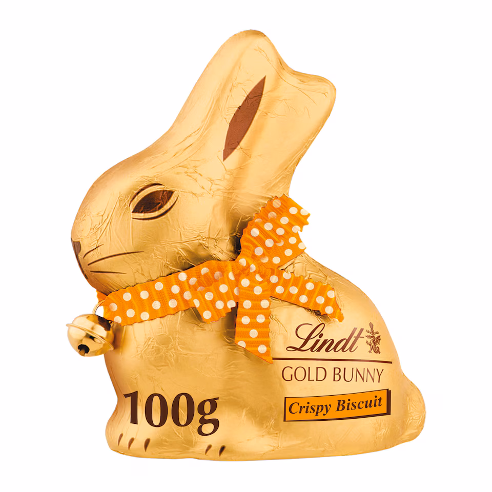 Lindt Gold Bunny with Crispy Biscuit 100g