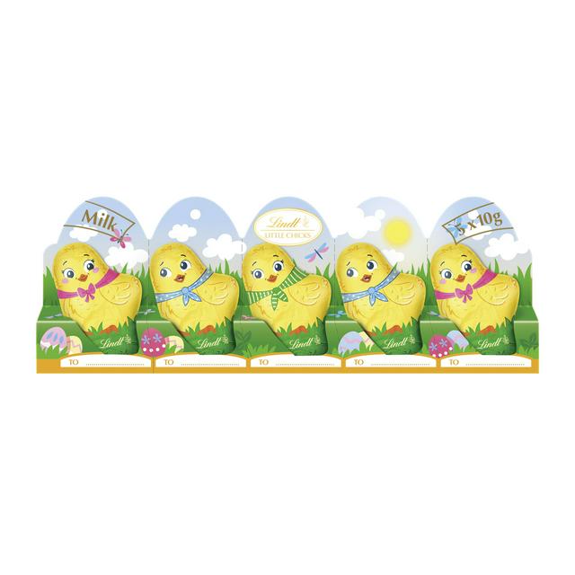 Lindt 5 x 10g Milk Chocolate Easter Little Chicks Multipack 50g