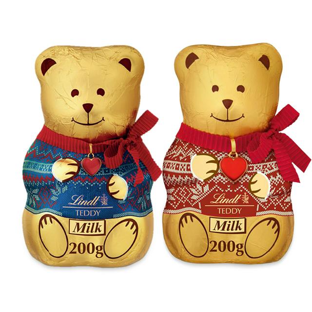 Lindt 200g Teddy Christmas Milk Chocolate