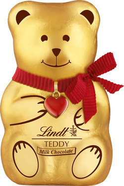 Teddy Sjokoladebamse Jul Gull 100g