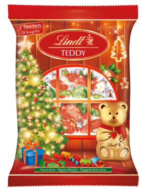 Teddy Sjokoladekuler Juleblanding 145g