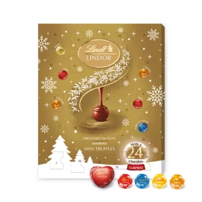 Lindt Lindor Assorted Mini Chocolate Advent Calendar 117g