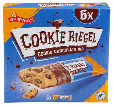 Cookie Riegel 6pk 168g