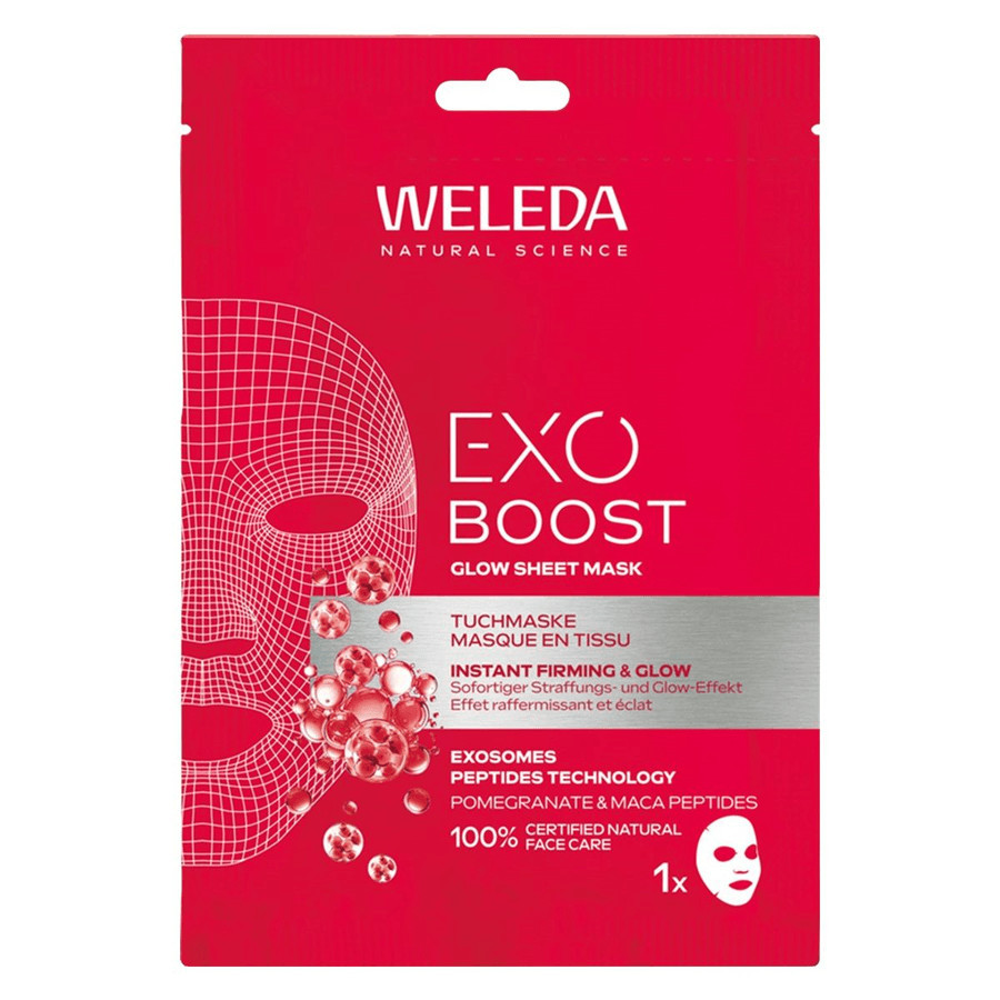 Weleda Exo Boost Glow Sheet Mask Pomegranate 20ml